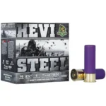 Environ Metal Inc HEVI-Shot HEVI-Steel, black box with purple shotshells and brass bases