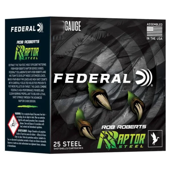 Federal FED RAPTOR STEEL 20GA 3" 1OZ #4 25