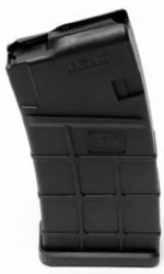 ProMag H&K HK93 Magazine, black polymer angled side view with curved body and textured panels