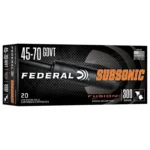 Federal Cartridge Co. Federal Fusion Subsonic Rifle Ammunition .45-70 Govt 300gr SP 1000 fps 20/ct