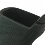 PEARCE GRIP FOR GLK 29 G4 FRM INSRT black textured grip insert close-up from rear