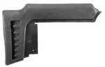 Ruger American Rimfire Stock Module, black right-side view with raised comb and ribbed butt