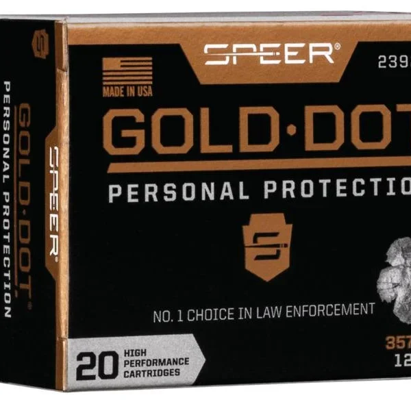 Speer Ammunition SPR GOLD DOT 357MAG 125GR HP 20/200