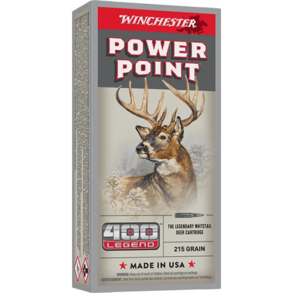 Winchester Ammunition WIN POWR PNT 400 LEGEND 215GR 20/200