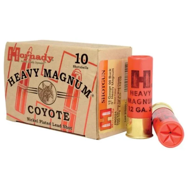 Hornady Mfg Hornady Heavy Mag Coyote Shotshells 12 ga 3" 1-1/2 oz #00 1300 fps 10/ct