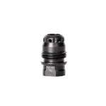 RUGGED M2 Brake, black metal muzzle device shown from the side and top