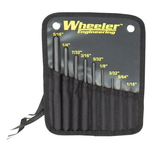 AOB Wheeler Engineering Roll Pin Punch Set 9PC