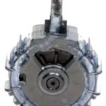 PROMAG MARLIN 795 Drum, smoke polymer drum magazine in front view with feed tower