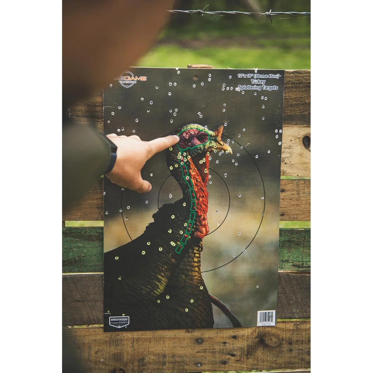 primary-51123 Birchwood Casey Pregame Turkey Paper Targets 12"x18" 8/ct