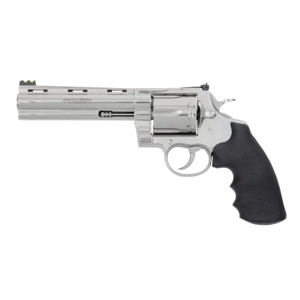 Colt Manufacturing Colt Target Anaconda Handgun .44 Rem Mag 6rd Capacity 6" Barrel Stainless Frame Hogue Rubber Grip