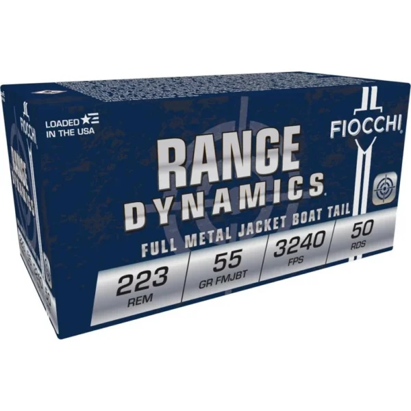 Fiocchi Ammunition Fiocchi Rifle Shooting Dynamics Rifle Ammunition .223 Rem 55 gr FMJBT 50/ct