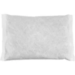 AOB Lockdown Silica Desiccant white rectangular fabric pouch, front view