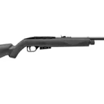 CROSMAN 1077 REPEAT, black right-side view with long barrel, stock and sights