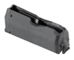 MAG RUGER AMER LONG ACTION magazine in black, angled top view showing feed lips