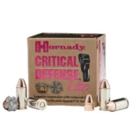 Hornady Mfg Hornady Critical Defense Lite Handgun Ammunition 9mm Luger 100 gr FTX 1125 fps 25/ct