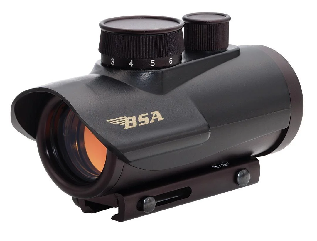 primary-51262 BSA Illuminated Red Dot Sight 1x30mm 5 MOA Red Dot - Black