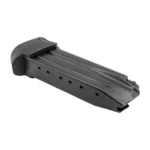 Heckler & Koch P30SK/VP9SK Magazine, black angled side view with witness holes and baseplate