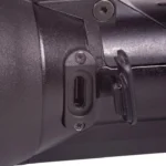 Sellmark Pulsar Talion XQ35 Pro thermal weapon sight, close-up side view of port and tethered cover