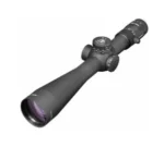 Leupold Mark 5HD Rifle Scope, matte black angled view with large objective and adjustment turrets