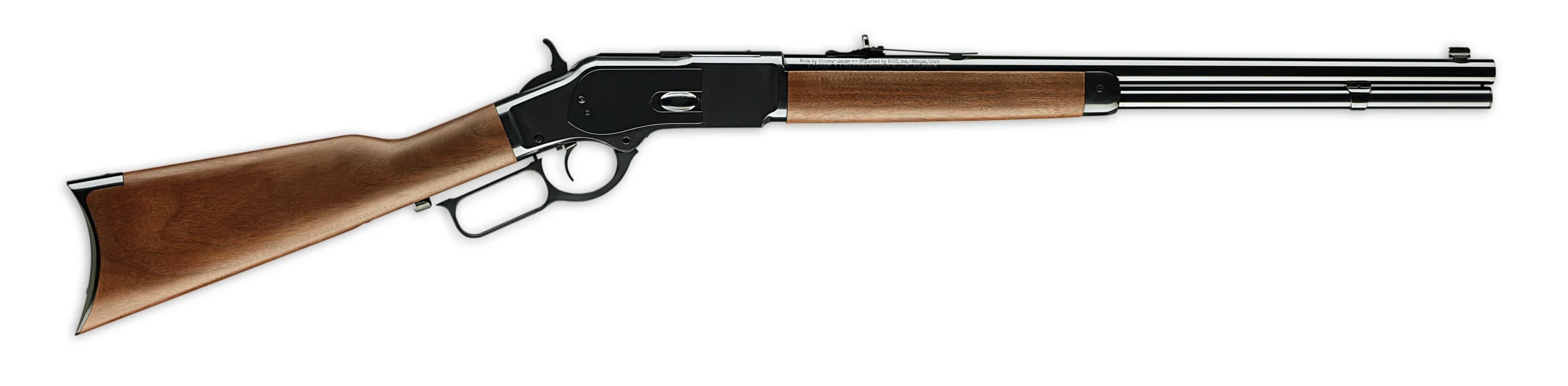 primary-51317 Winchester Repeating Arms / Browning winchester M73 Short Rifle 357/38 10rd Magazine 20" Barrel Walnut Stock