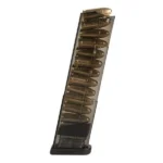 ELITE TACTICAL SYSTEMS GROUP Elite Tactical Systems Carbon Smoke Handgun Magazine for Glock 43 9mm Luger 12/rd