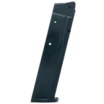 Promag Smith & Wesson Shield Pistol Magazine, black extended magazine in angled side view
