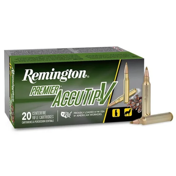 Remington Arms Co. Inc. Remington Premier AccuTip Varmint Rifle Ammunition .204 Ruger 40 gr ATV 3900 fps 20/ct