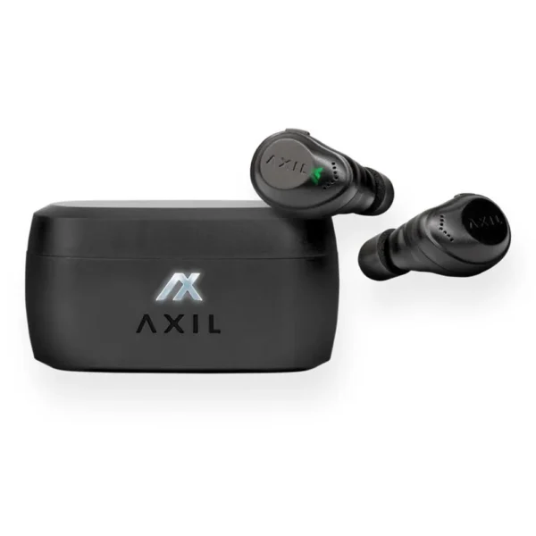 Axil XCOR Pro Digital Electronic Ear Buds with Bluetooth 21-23dB Black
