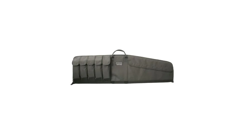 primary-51444 BLACKHAWK BH SPRTSTR TACT RFL CS LRG black end view with molded panels and carry handle