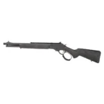 Rossi R95 Triple Black, right-side view of black lever-action rifle with full stock