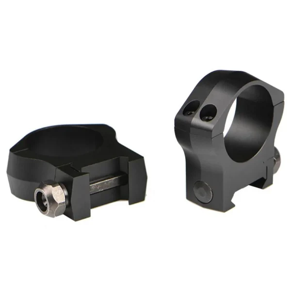 Warne Manufacturing Company Warne 2-Piece Picatinny Style Mountain Tech Scope Rings 30mm High - Matte
