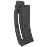 Walther Rifle Magazine Hammerli Tac R1, curved black magazine in right-side view