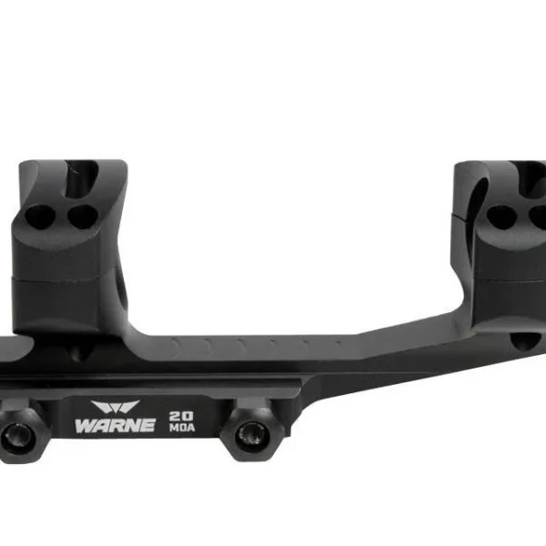 Warne Manufacturing Company Warne Tactical LR-SKEL Long-Range MSR Precision Mount 30mm Black 20 MOA