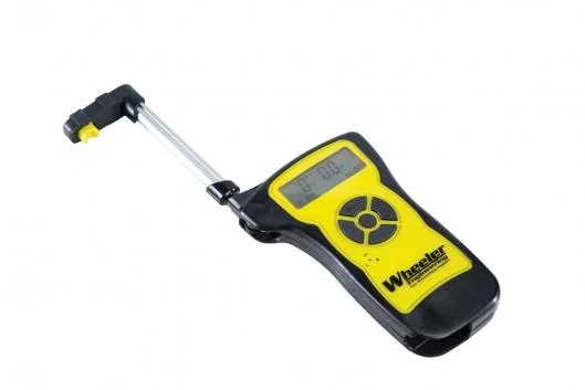 AOB Battenfeld Technologies Professional Digital Trigger Gauge, yellow and black angled view