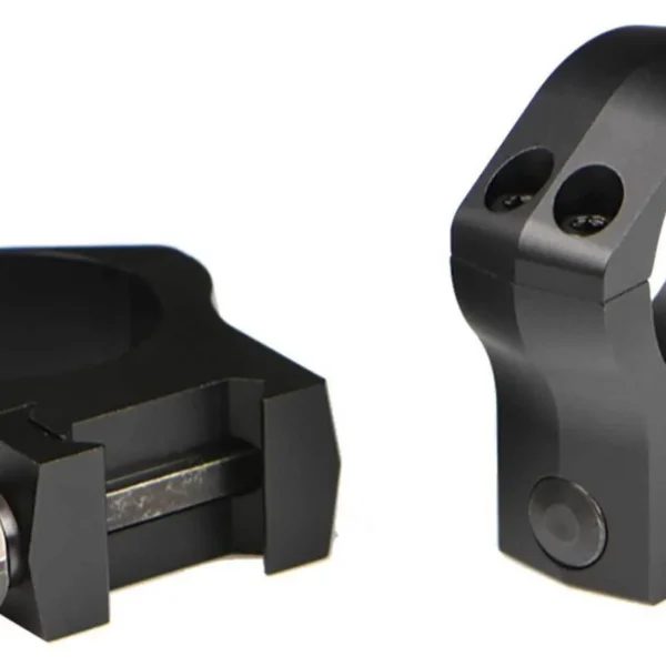 Warne Manufacturing Company Warne 2-Piece Picatinny Style Mountain Tech Scope Rings 1" High - Matte