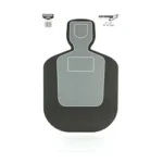 Birchwood Casey B/C EZE-SCORER BC-19 TGT, black silhouette target with gray scoring zones