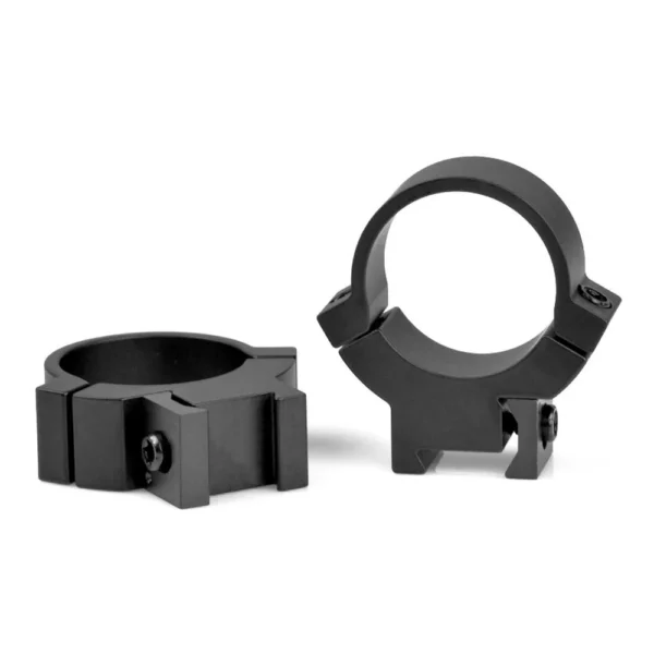 Warne Manufacturing Company Warne 721M Rimfire Rings 1" Med Black