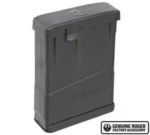 MAG RUGER AI STYLE, black magazine in angled front view with molded Ruger branding