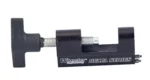 AOB Wheeler Delta Series AR Trigger Guard Install Tool, black side view with threaded handle