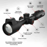 American Technologies Network ATN ThOR 6 Elite Thermal Rifle Scope 2-16x 640x512 Built-in Laser Rangefinder (LRF)
