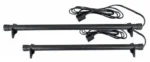 AOB GoldenRod GunSaver Dehumidifier Rod, two black rods in side view with power cords