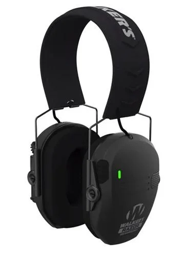 Walkers Game Ear Walker's Razor Rechargeable Muff - Black 23NRR