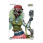 Birchwood Casey B/C DARKOTIC SHPNG SPR TGT 8-12X18 target with zombie shopper holding a phone