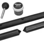 AOB Wheeler Scope Ring Alignment and Lapping Kit 34mm, black rods, bars and lapping compound