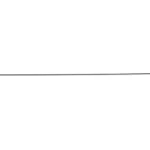Birchwood Casey B/C COATED CLEANING ROD 33 17/20CAL, straight dark rod with blue handle