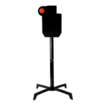 Birchwood Casey B/C WRLD OF TGTS SLHOUT WITH PADDLE black silhouette target on tripod stand