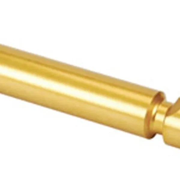 AOB Battenfeld Technologies Delta Series AR-15 Bore Guide, gold-coloured angled side view
