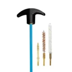 Kleen-Bore KLEEN BR SAF-T-CLAD .17CAL 1PC 33-inch rod with black handle, brushes and tips