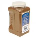 AOB Frankford Arsenal Walnut Hull Media in a clear rectangular jar with white lid and blue label