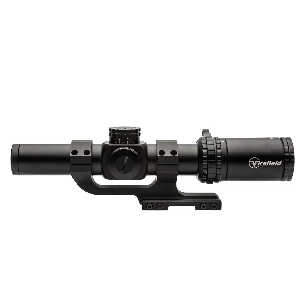 primary-51788 Sellmark Corporation Firefield RapidStrike AR-15 Rifle Scope 1-6x24mm SFP Illum. Circle Dot 30mm Tube - Matte